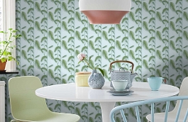 Обои 66/2010 фото в интерьере кухни превью