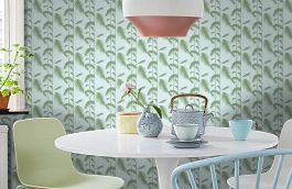 Обои 66-2010 фото в интерьере кухни превью