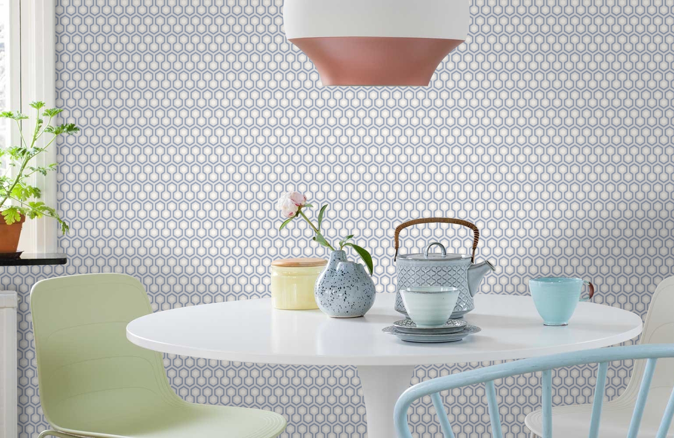 Обои 66/8054 фото в интерьере кухни