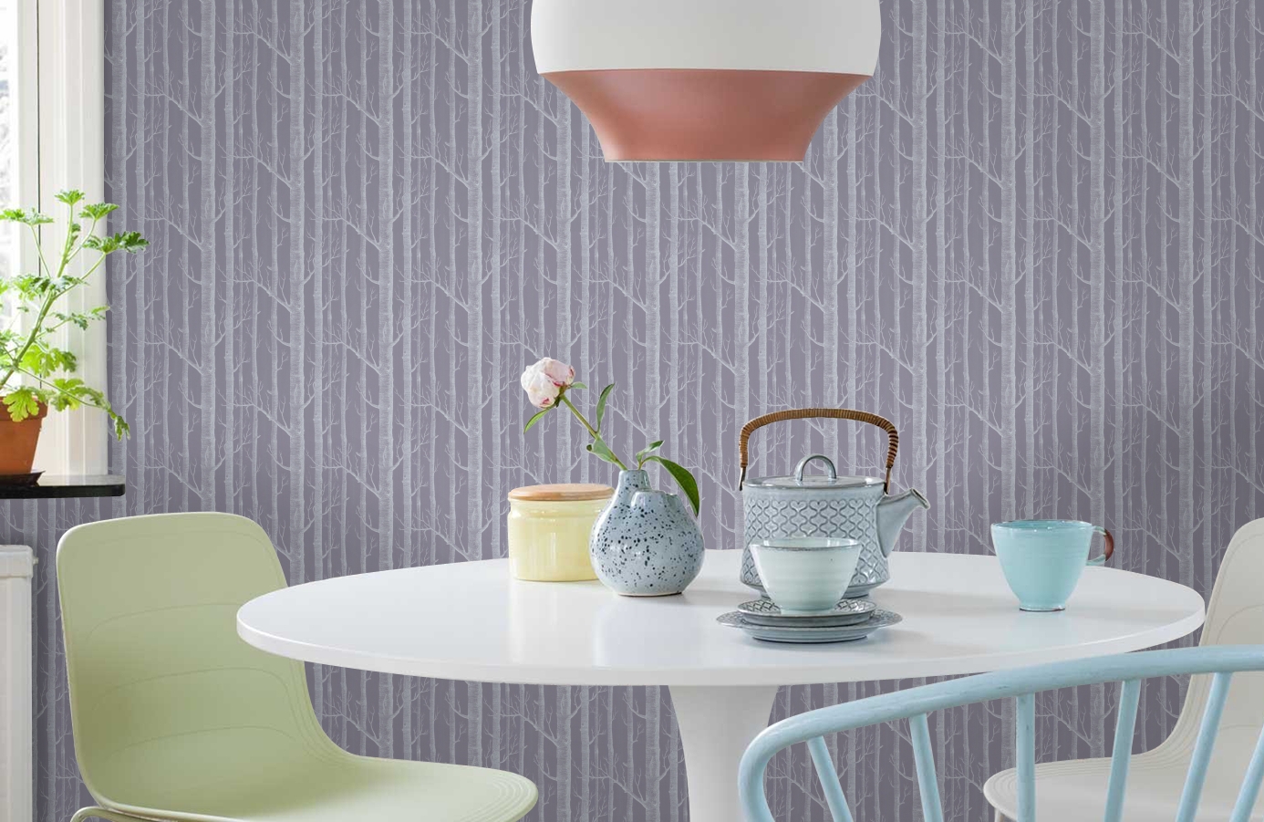 Обои 69/12151 фото в интерьере кухни