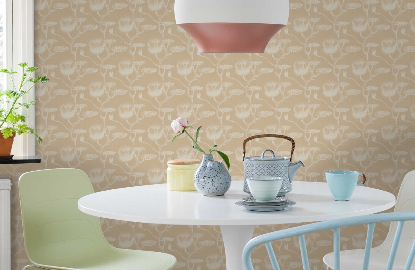 Обои 69/3113 фото в интерьере кухни