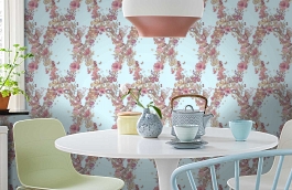 Обои 77/6022 фото в интерьере кухни превью