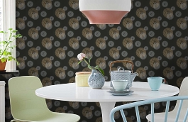 Обои 77/9033 фото в интерьере кухни превью