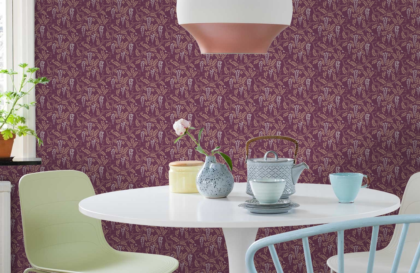 Обои 81/13057 фото в интерьере кухни