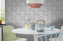 Обои 86/1004 фото в интерьере кухни превью