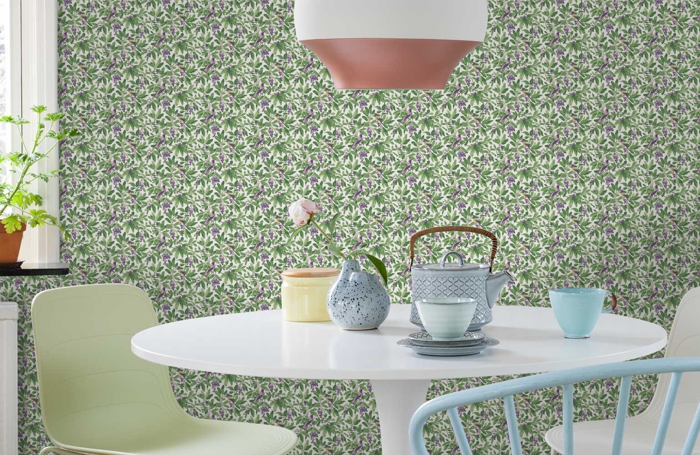 Обои 98/1001 фото в интерьере кухни