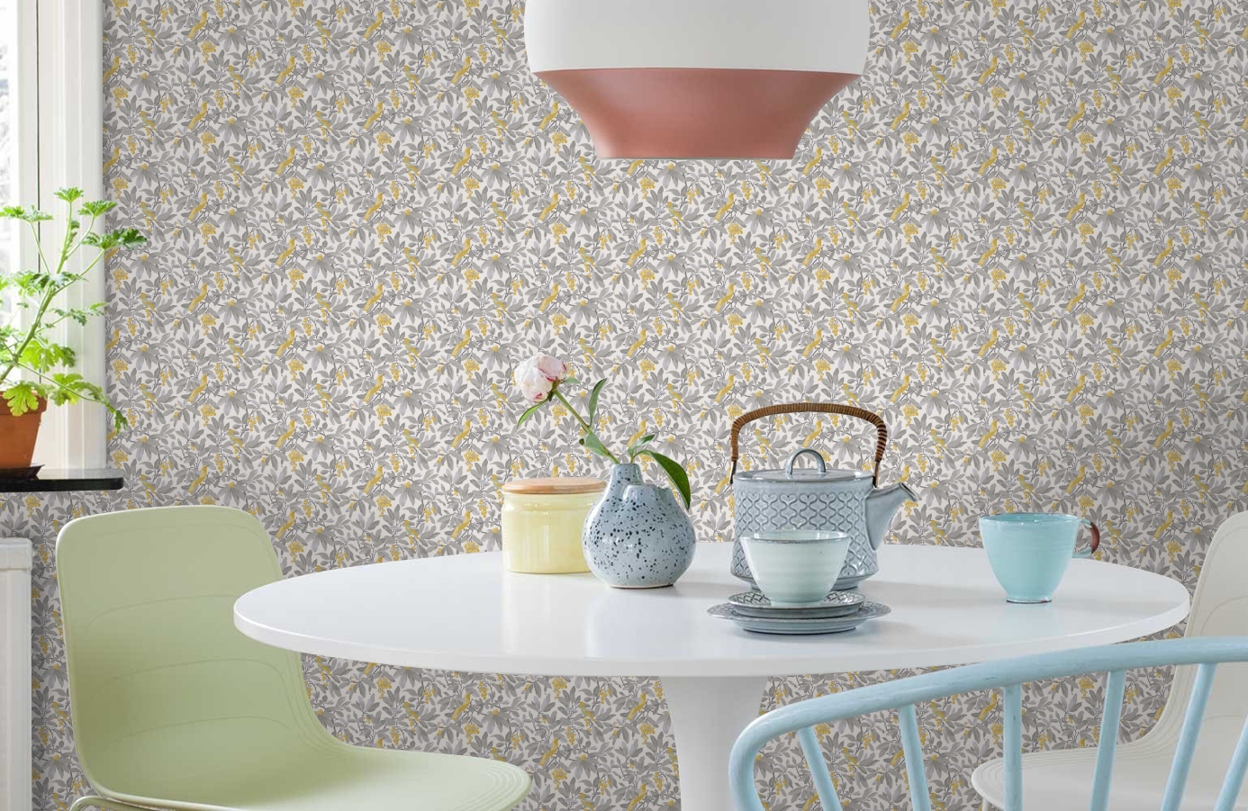 Обои 98/1003 фото в интерьере кухни