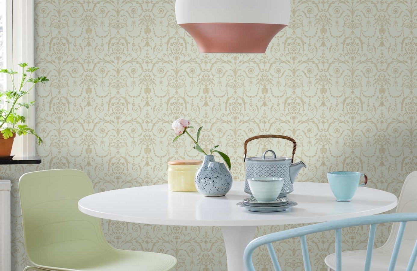 Обои 98/12053 фото в интерьере кухни