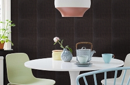 Обои Amesa 28-Oak фото в интерьере кухни превью