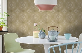 Обои Antique Lace Wallpaper Go фото в интерьере кухни превью
