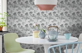 Обои Athopol 06-Metal фото в интерьере кухни превью