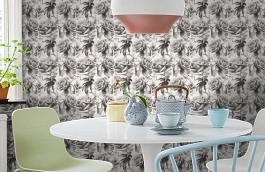 Обои W0037-07 фото в интерьере кухни превью