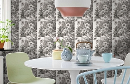 Обои W0040-02 фото в интерьере кухни превью