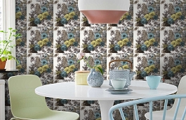 Обои W0041-01 фото в интерьере кухни превью