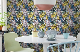 Обои WU17642 фото в интерьере кухни превью