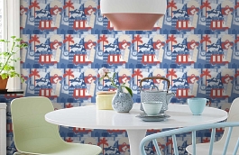 Обои YH-17927 фото в интерьере кухни превью