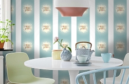 Обои YH-17964 фото в интерьере кухни превью