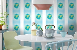 Обои YH-17965 фото в интерьере кухни превью