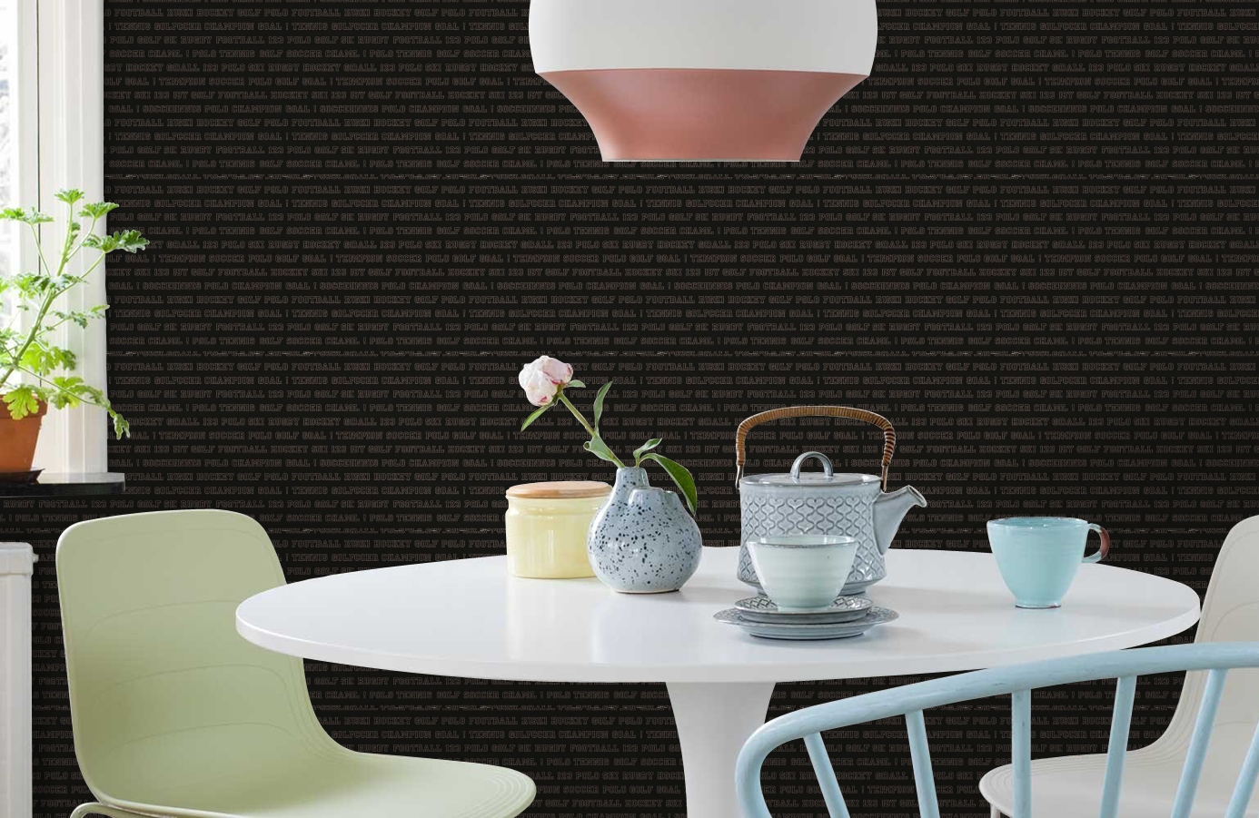 Обои 115626 фото в интерьере кухни