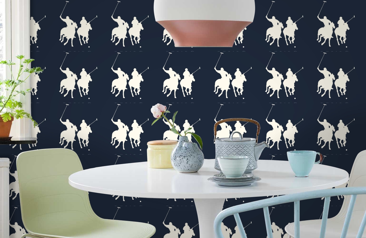 Обои 115628 фото в интерьере кухни