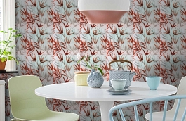 Обои TRO103 фото в интерьере кухни превью