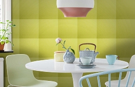 Обои TRO131 фото в интерьере кухни превью