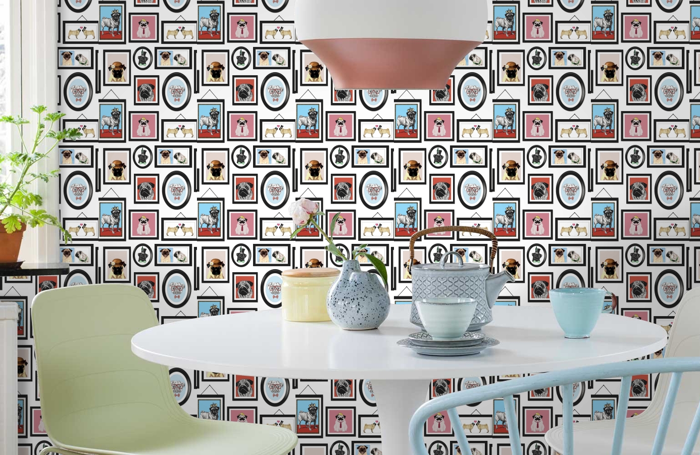 Обои 11360 фото в интерьере кухни