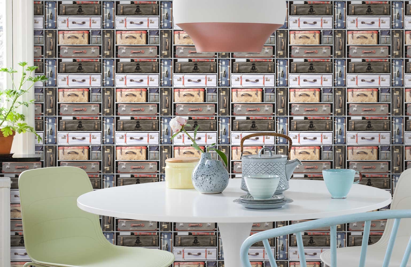 Обои 11960 фото в интерьере кухни