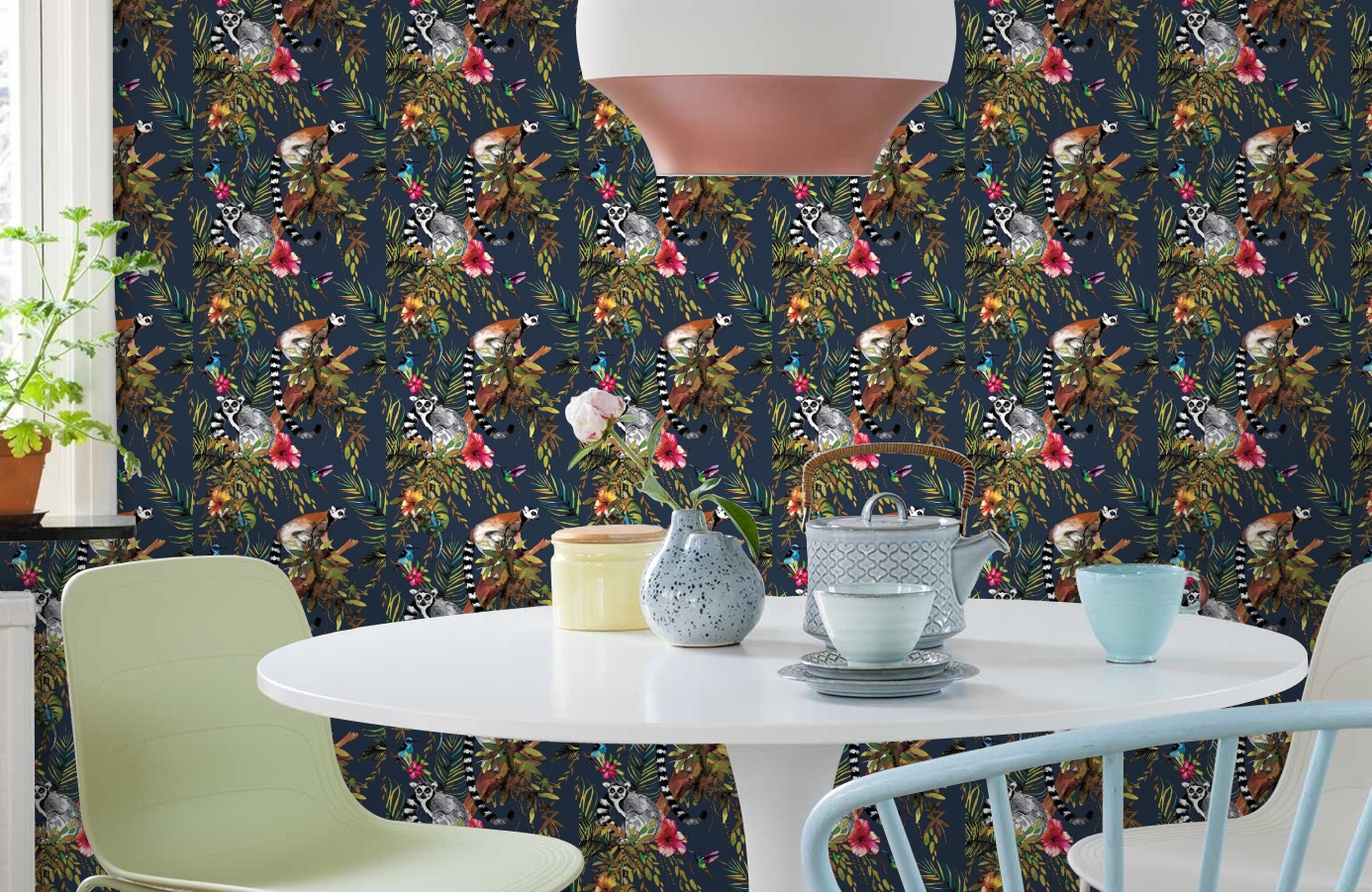 Обои 12403 фото в интерьере кухни