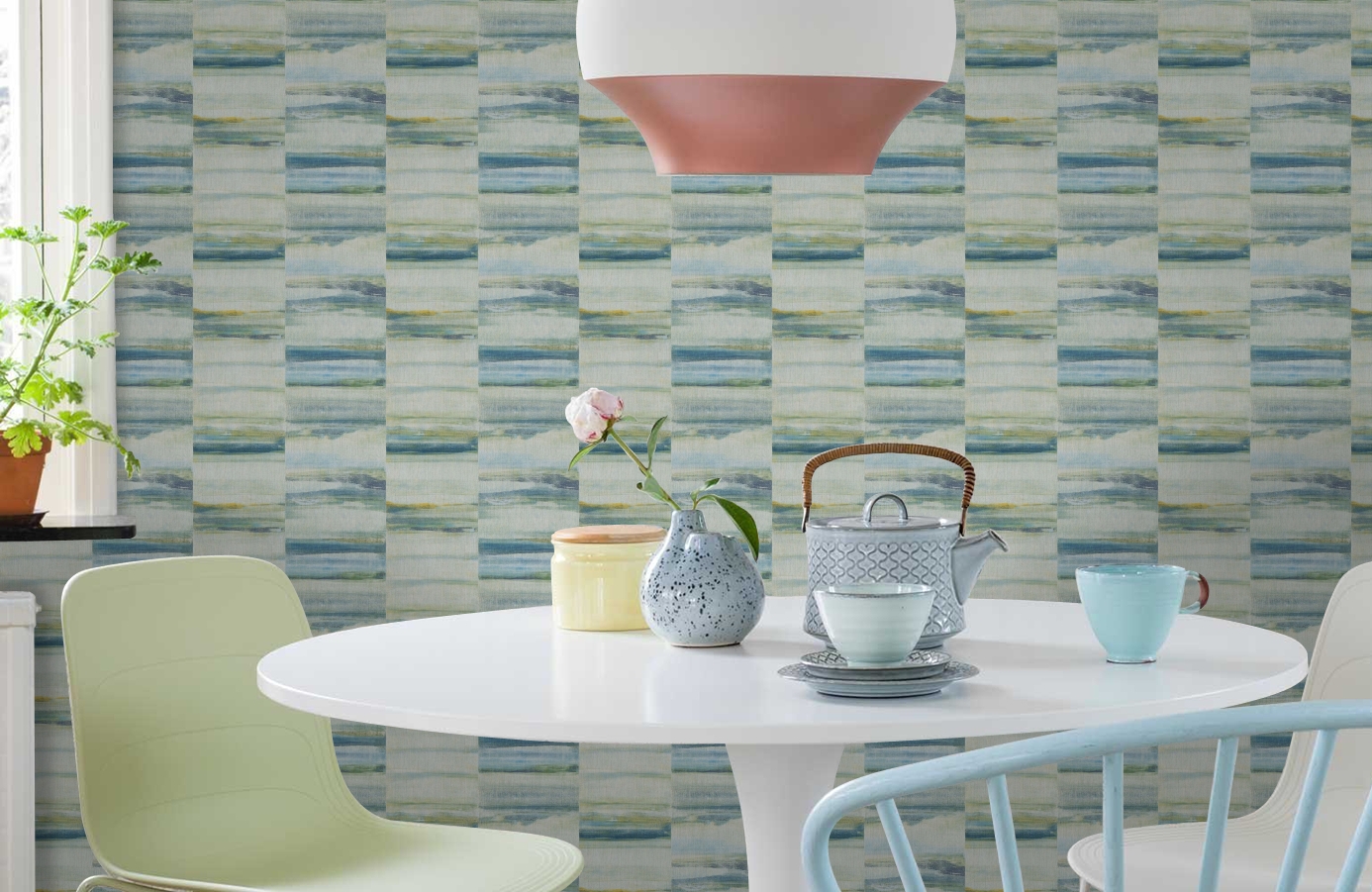 Обои 35741 фото в интерьере кухни