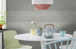 Обои 6430-3 фото в интерьере кухни превью