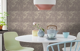 Обои 6430-7 фото в интерьере кухни превью