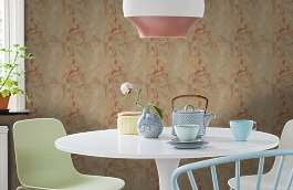 Обои Marble-Coral-Wpcw15936736 фото в интерьере кухни превью