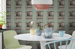Обои Printroom-Powderblue-Wpcw фото в интерьере кухни превью