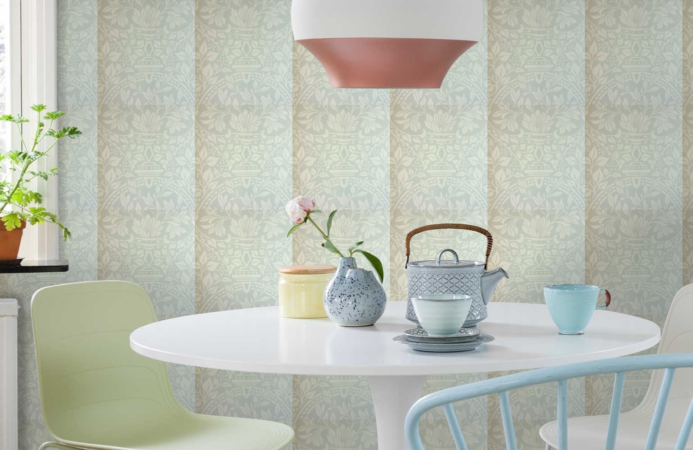 Обои 210358 фото в интерьере кухни