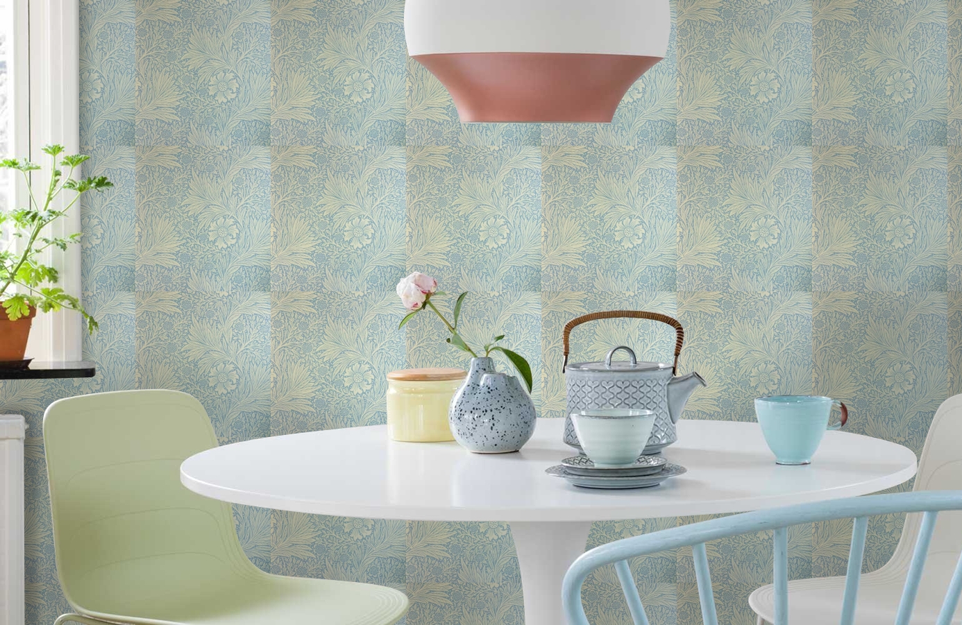 Обои 210368 фото в интерьере кухни