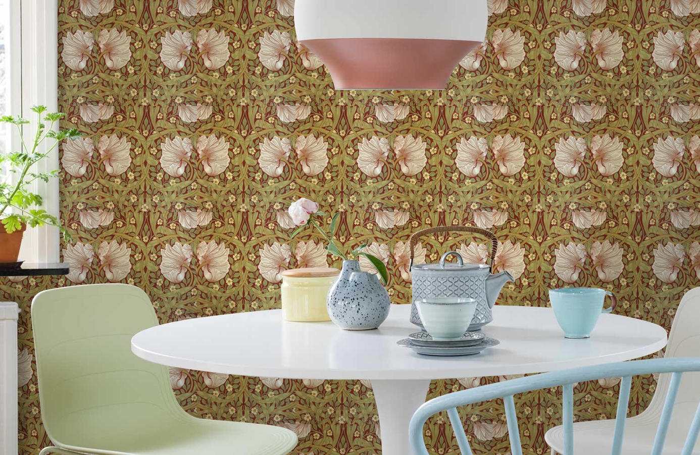 Обои 210386 фото в интерьере кухни Обои 210386 фото в интерьере кухни