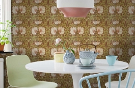 Обои 210386 фото в интерьере кухни превью