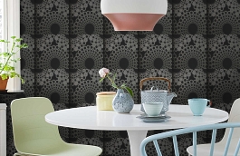 Обои 345935 фото в интерьере кухни превью