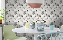 Обои NH51300 фото в интерьере кухни превью