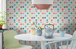 Обои 111324 фото в интерьере кухни превью