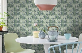 Обои 1983-4 фото в интерьере кухни превью