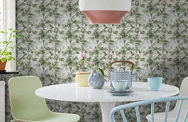 Обои 1985-2 фото в интерьере кухни превью