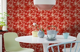 Обои 1985-6 фото в интерьере кухни превью