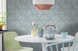 Обои 1995-1 9 фото в интерьере кухни превью