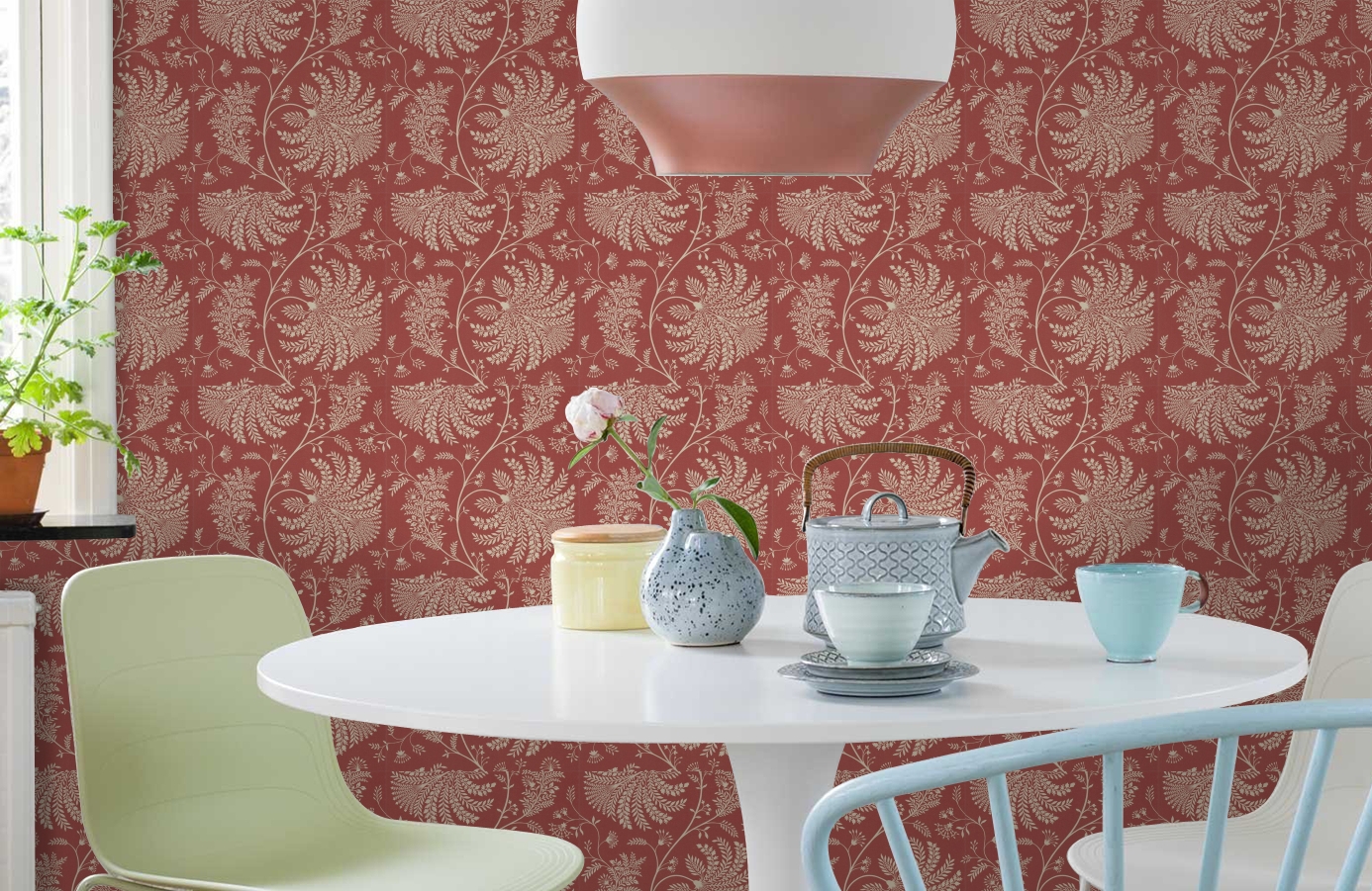 Обои 216339 фото в интерьере кухни