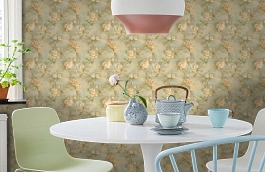 Обои AB20802 фото в интерьере кухни превью