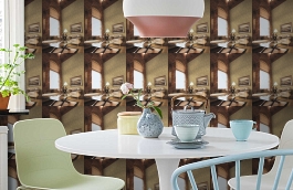 Обои BC61506 фото в интерьере кухни превью