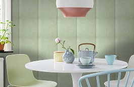 Обои DAPGLD107 фото в интерьере кухни превью