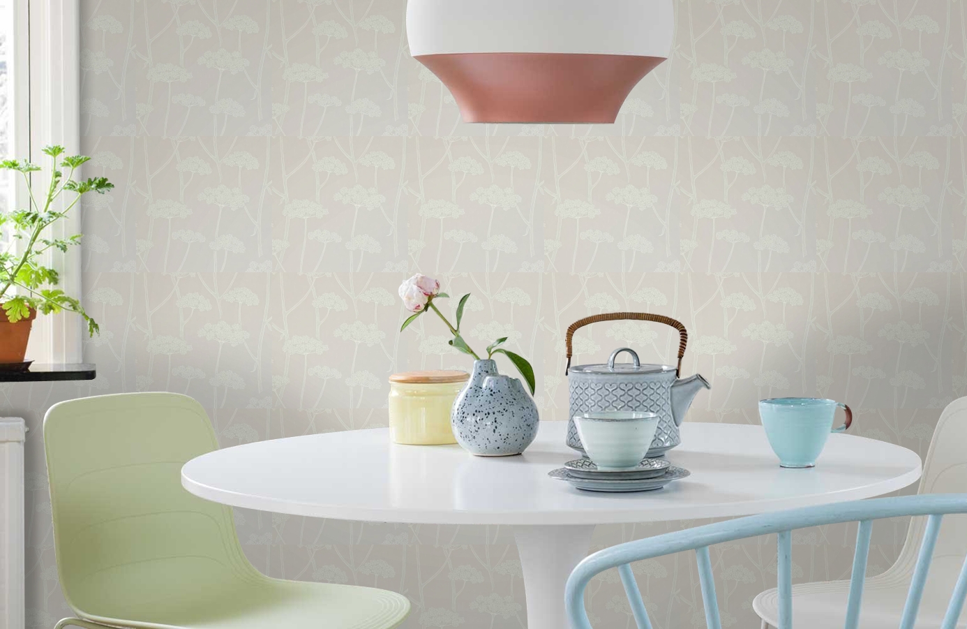 Обои DCFL211649 фото в интерьере кухни